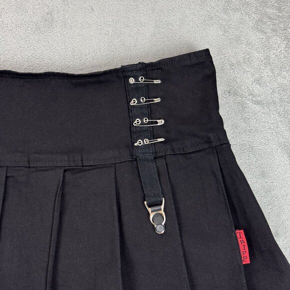 TRIPP NYC Daang Goodman Grunge Pleated Garter Straps Mini Skirt Rave Whimsygoth - Picture 6 of 10